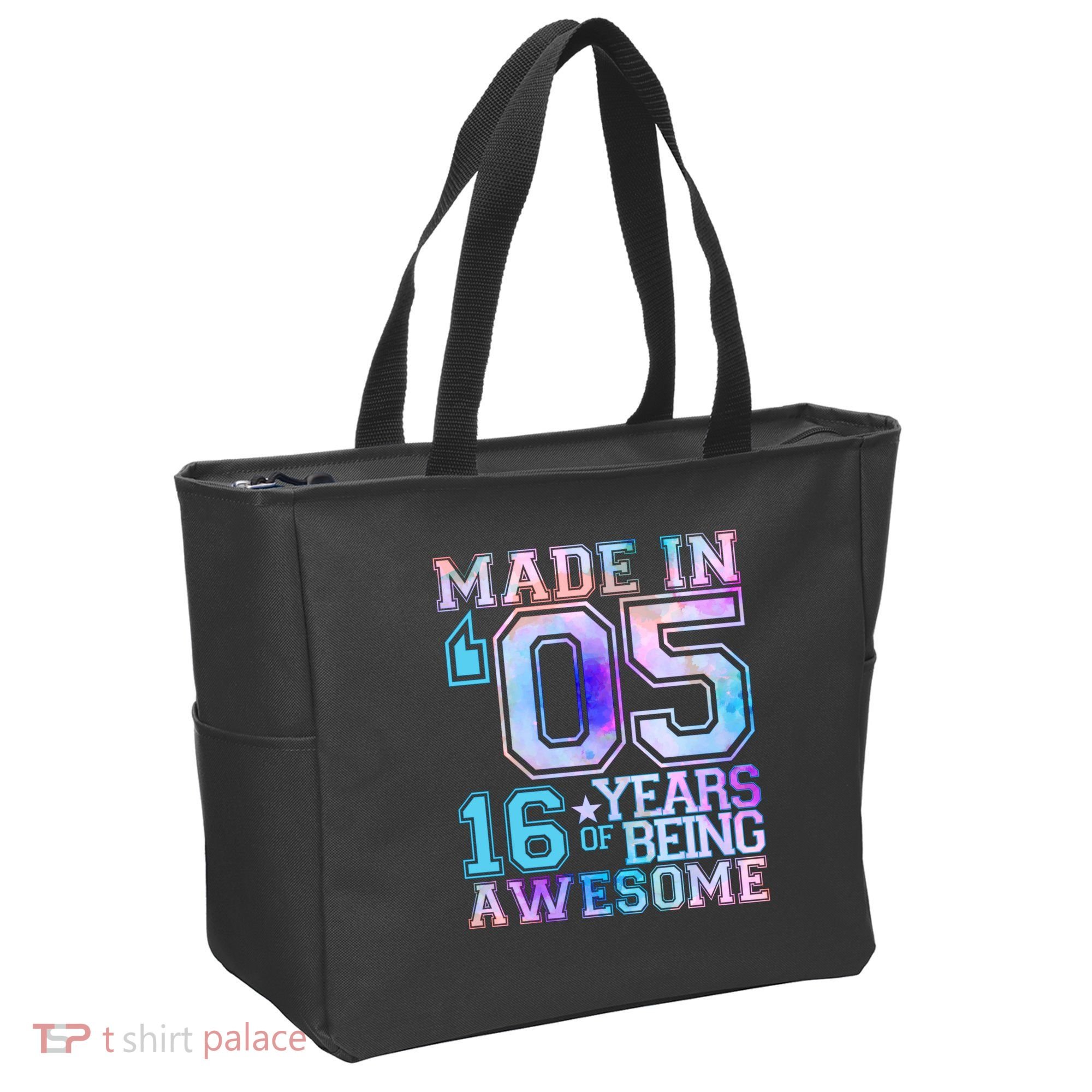 Pastel Made In '05 2005 16 Years of Being Awesome Birthday Tote Bag