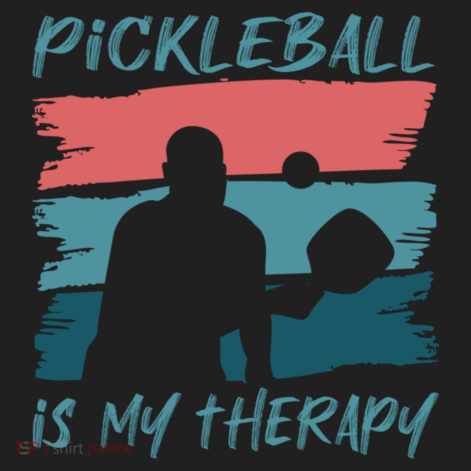 Pickleball As Therapy Funny Saying Hobby Sports Cool Gift Hat