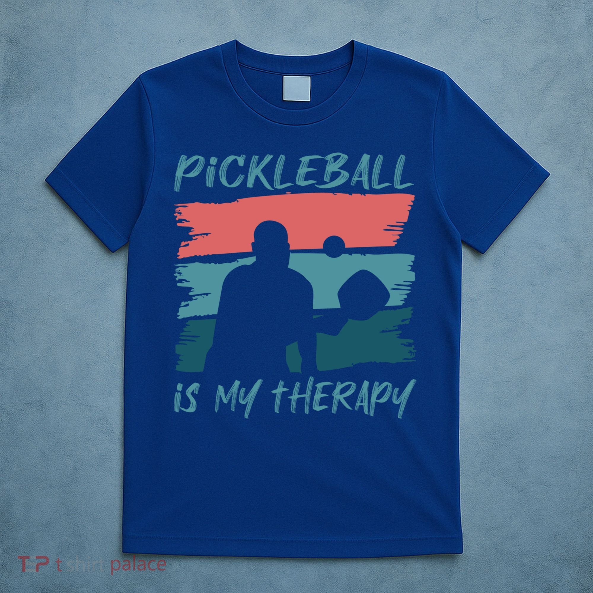 Pickleball As Therapy Funny Saying Hobby Sports Cool Gift T-Shirt