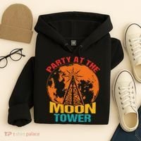 Party At The Moon Tower Hoodie thumb 4