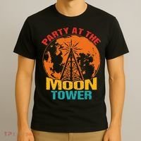 Party At The Moon Tower T-Shirt thumb 3