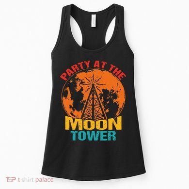 Party At The Moon Tower Women's Tank Top