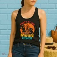 Party At The Moon Tower Women's Tank Top thumb 2