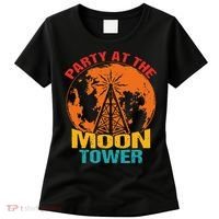 Party At The Moon Tower Women's T-Shirt thumb 0