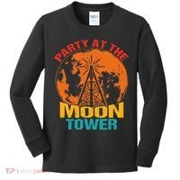 Party At The Moon Tower Kids Long Sleeve Shirt thumb 0