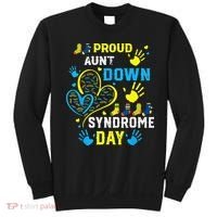 Proud Aunt T21 World Down Syndrome Awareness Day Sweatshirt thumb 0