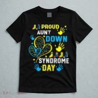 Proud Aunt T21 World Down Syndrome Awareness Day T-Shirt thumb 5