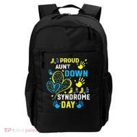 Proud Aunt T21 World Down Syndrome Awareness Day Backpack thumb 0
