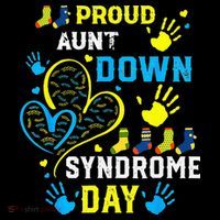 Proud Aunt T21 World Down Syndrome Awareness Day Women's Hoodie thumb 2