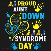 Proud Aunt T21 World Down Syndrome Awareness Day Mousepad thumb 1