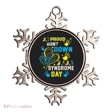 Proud Aunt T21 World Down Syndrome Awareness Day Ornament