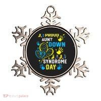 Proud Aunt T21 World Down Syndrome Awareness Day Ornament thumb 0