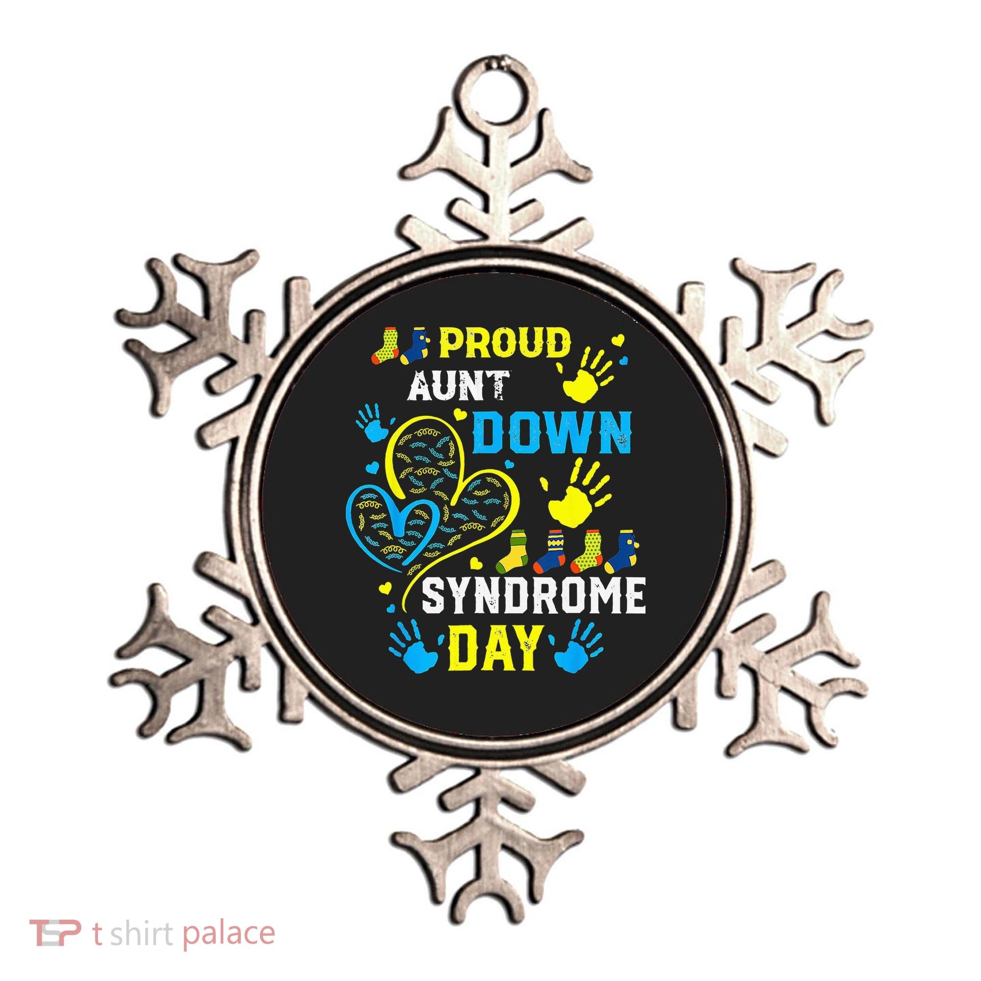 Proud Aunt T21 World Down Syndrome Awareness Day Ornament