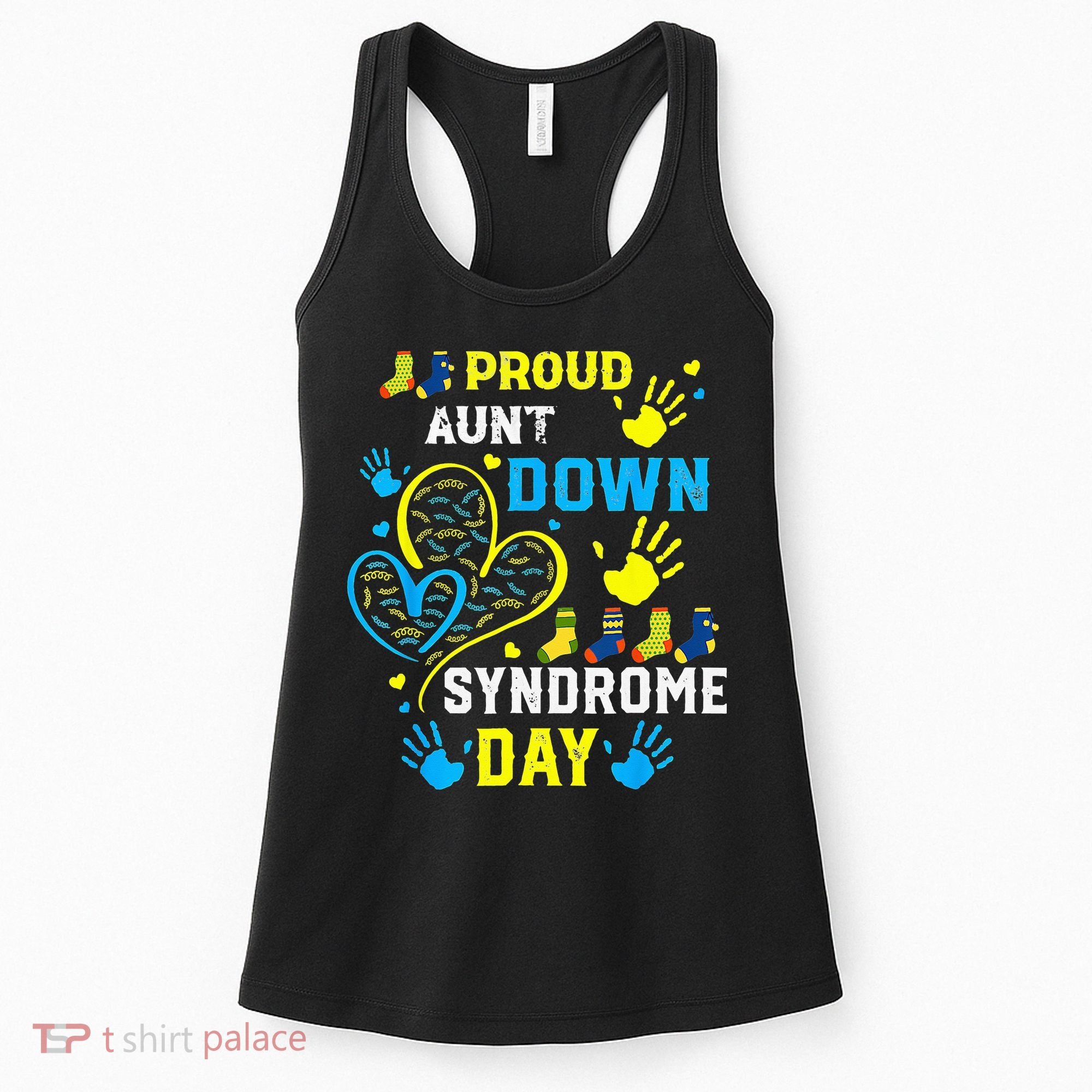 Proud Aunt T21 World Down Syndrome Awareness Day Women's Tank Top