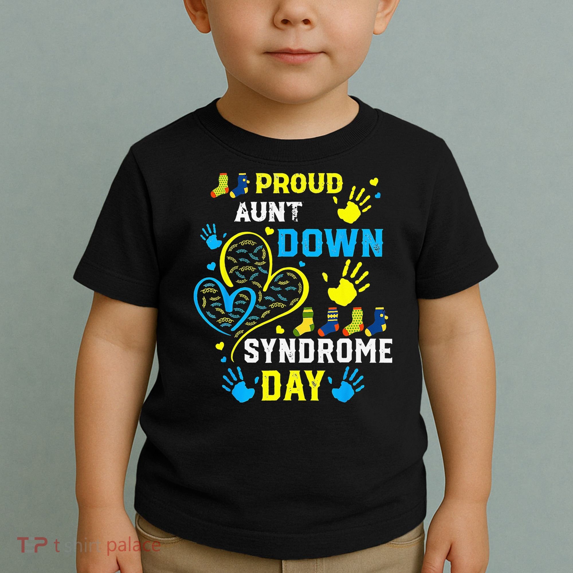 Proud Aunt T21 World Down Syndrome Awareness Day Toddler T-Shirt