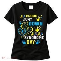 Proud Aunt T21 World Down Syndrome Awareness Day Women's T-Shirt thumb 0