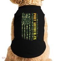 Port Arthur Texas Camouflage Usa Flag Doggie Tank thumb 0