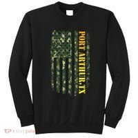 Port Arthur Texas Camouflage Usa Flag Sweatshirt thumb 0