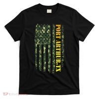 Port Arthur Texas Camouflage Usa Flag T-Shirt thumb 0