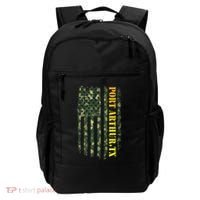 Port Arthur Texas Camouflage Usa Flag Backpack thumb 0