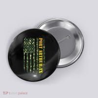 Port Arthur Texas Camouflage Usa Flag Button thumb 0