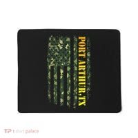 Port Arthur Texas Camouflage Usa Flag Mousepad thumb 0