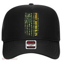 Port Arthur Texas Camouflage Usa Flag Hat thumb 0