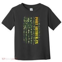 Port Arthur Texas Camouflage Usa Flag Toddler T-Shirt thumb 0