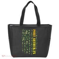 Port Arthur Texas Camouflage Usa Flag Tote Bag thumb 0