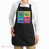 Pop Art TRex Skeleton Tyrannosaurus Rex Apron thumb 2