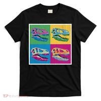 Pop Art TRex Skeleton Tyrannosaurus Rex T-Shirt thumb 0