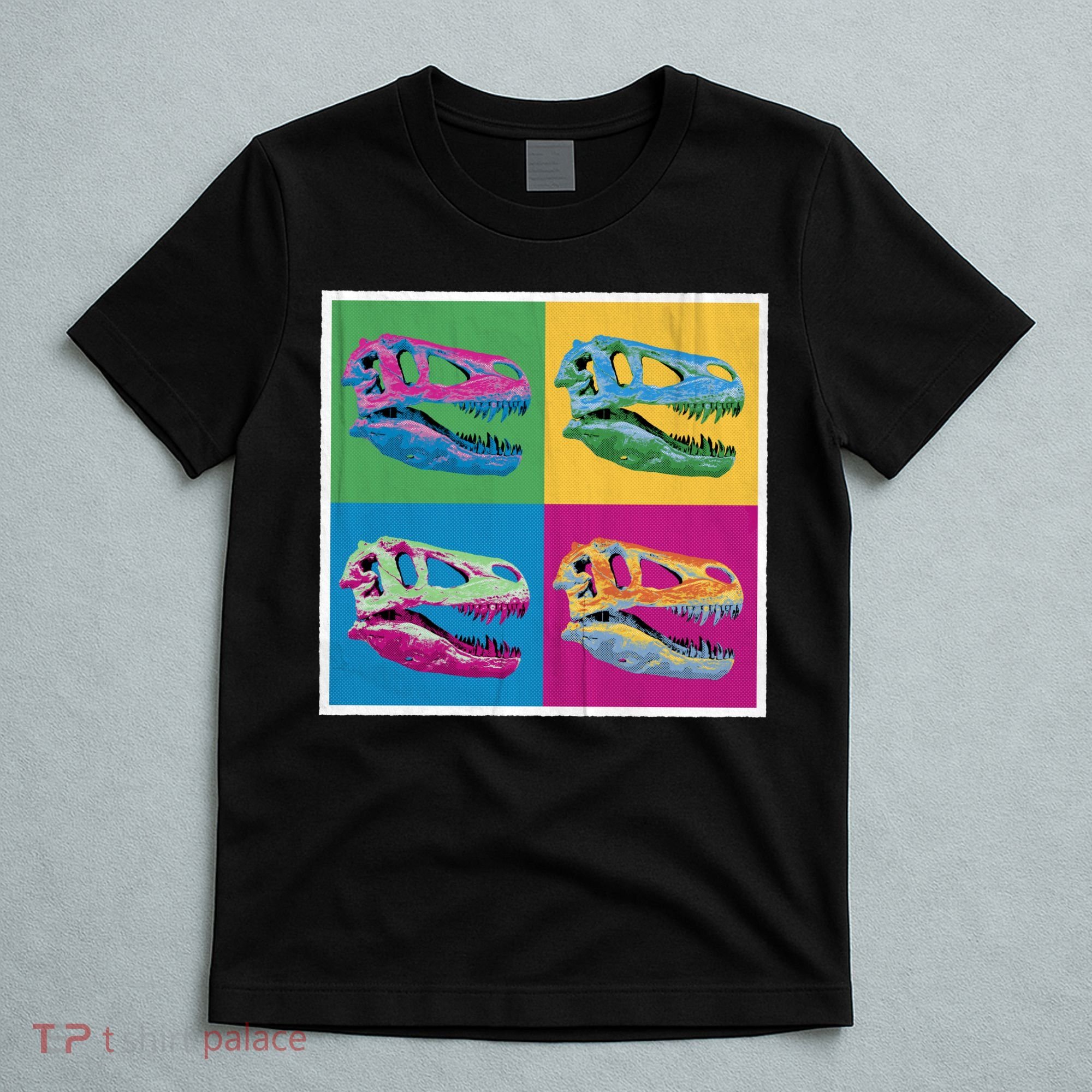 Pop Art TRex Skeleton Tyrannosaurus Rex T-Shirt