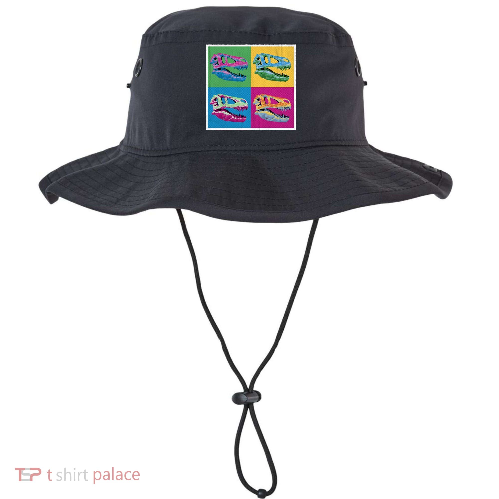 Pop Art TRex Skeleton Tyrannosaurus Rex Bucket Hat