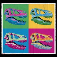 Pop Art TRex Skeleton Tyrannosaurus Rex Coffee Mug thumb 5
