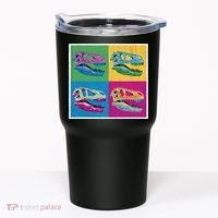 Pop Art TRex Skeleton Tyrannosaurus Rex Tumbler thumb 0