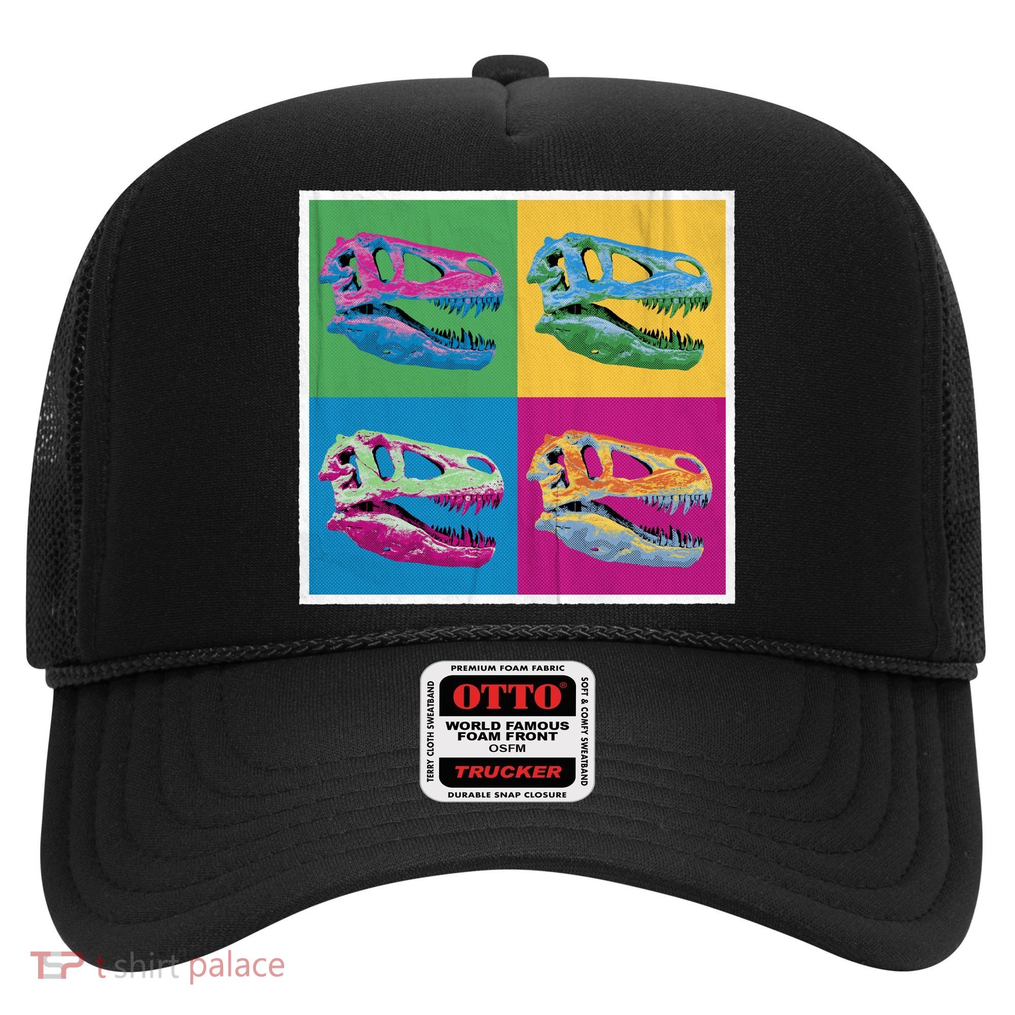 Pop Art TRex Skeleton Tyrannosaurus Rex Hat