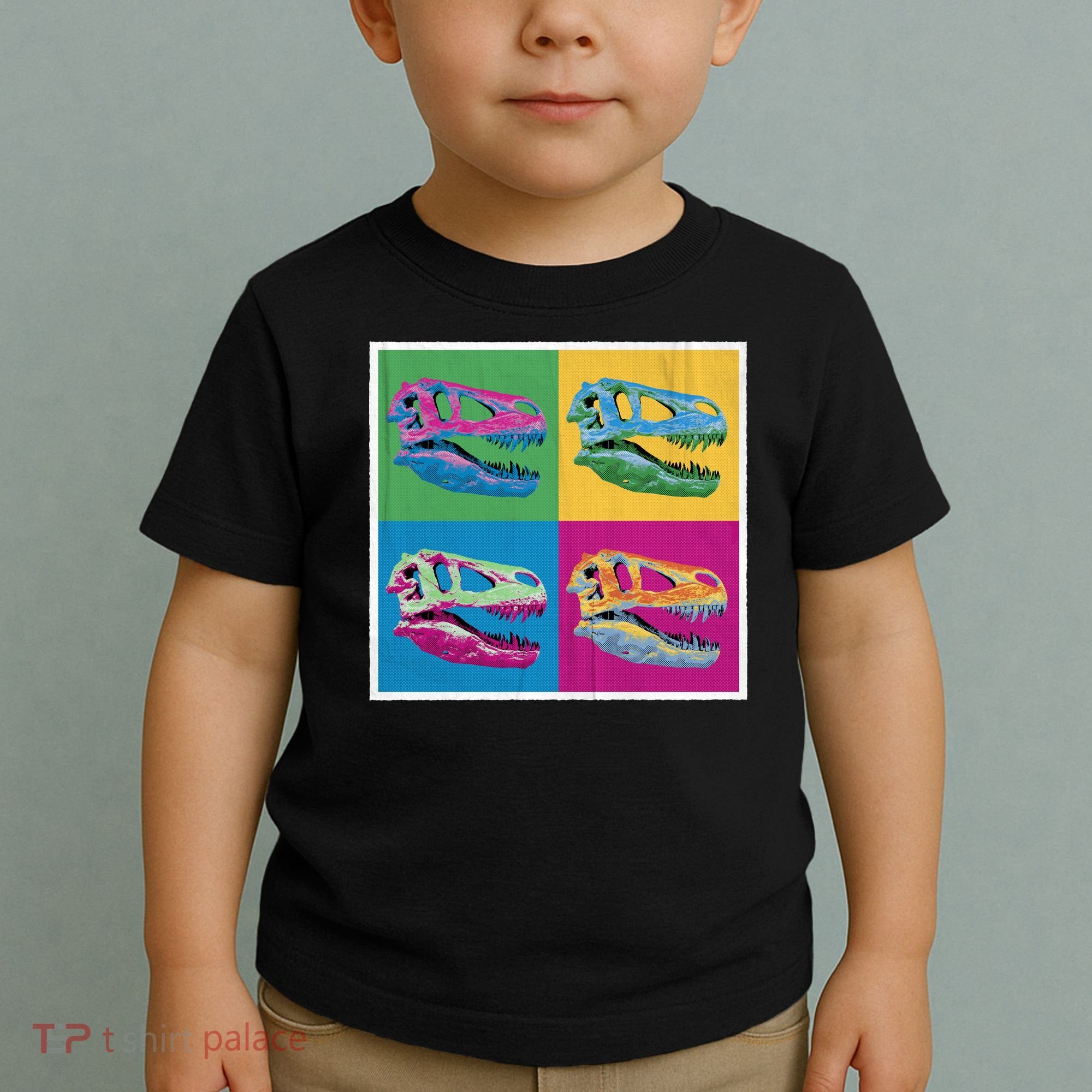 Pop Art TRex Skeleton Tyrannosaurus Rex Toddler T-Shirt