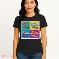 Pop Art TRex Skeleton Tyrannosaurus Rex Women's T-Shirt thumb 4