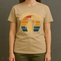 Penguins Against Tariffs Retro Funny Protest T-Shirt thumb 4