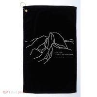 Places Around The World Half Dome Yosemite National Park Golf Towel thumb 0