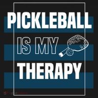 Pickleball As Therapy Hobby Sports Dinking Gift Backpack thumb 2