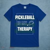 Pickleball As Therapy Hobby Sports Dinking Gift T-Shirt thumb 5
