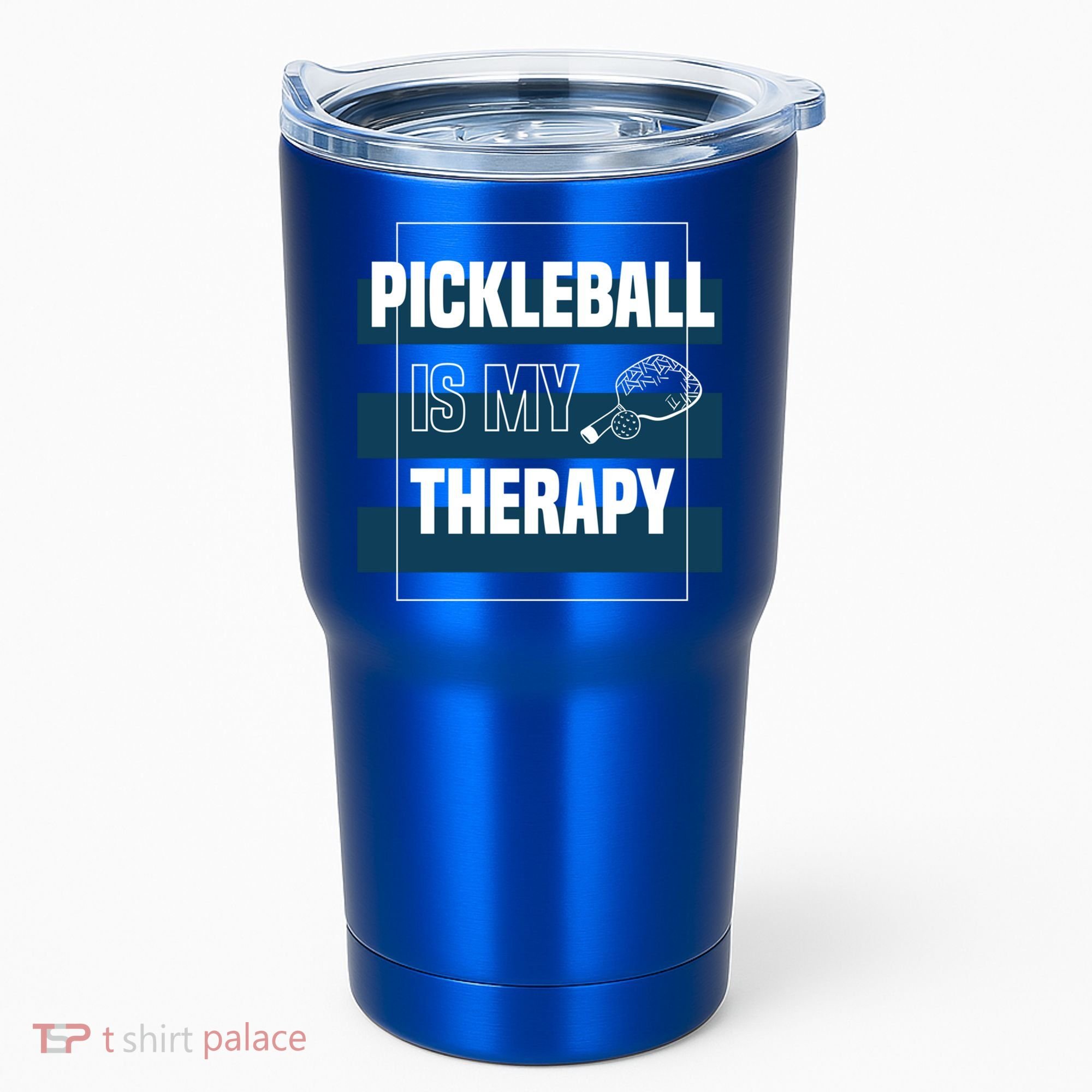 Pickleball As Therapy Hobby Sports Dinking Gift Tumbler