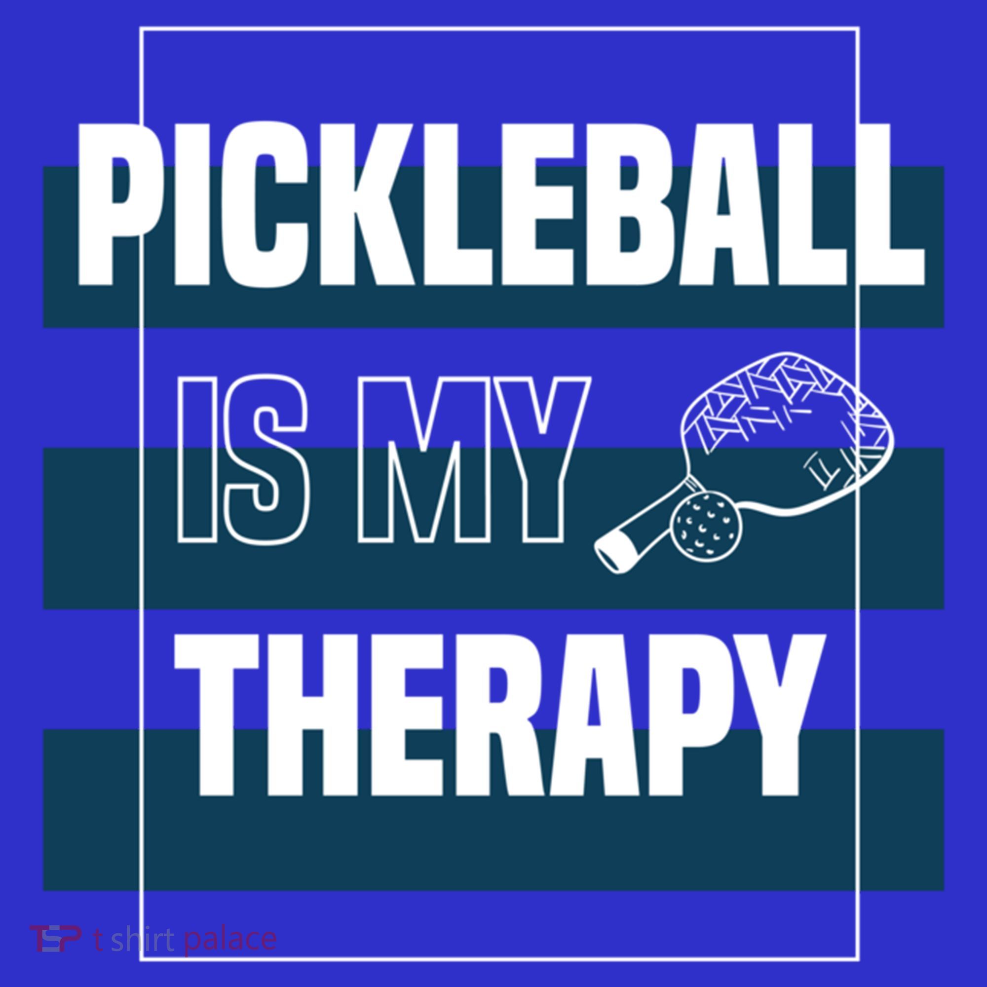 Pickleball As Therapy Hobby Sports Dinking Gift Women's Tank Top