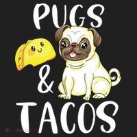 Pugs And Tacos Funny Pug And Tacos Gift Funny Dog Lover Hat thumb 2