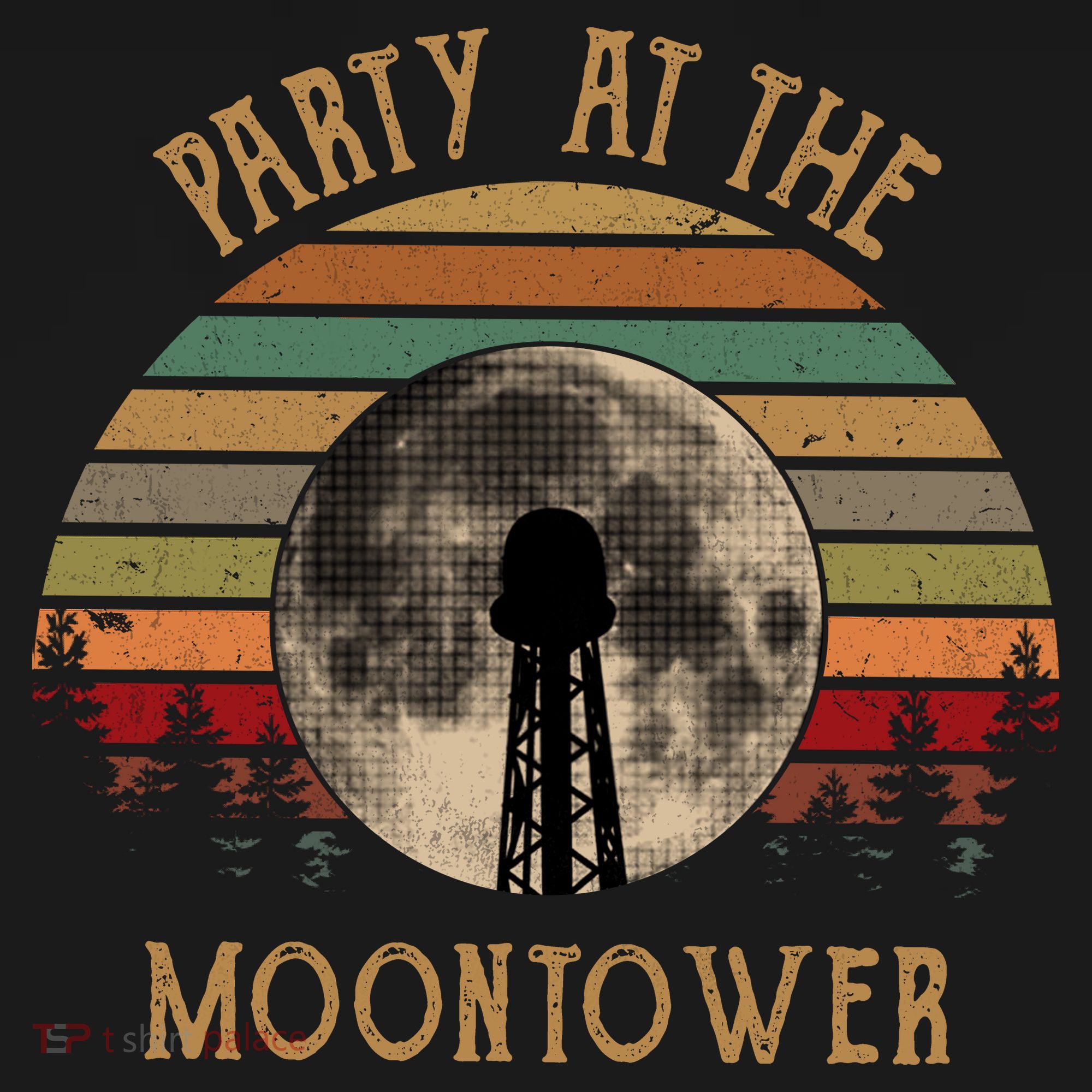 Party At The Moontower Vintage T-Shirt