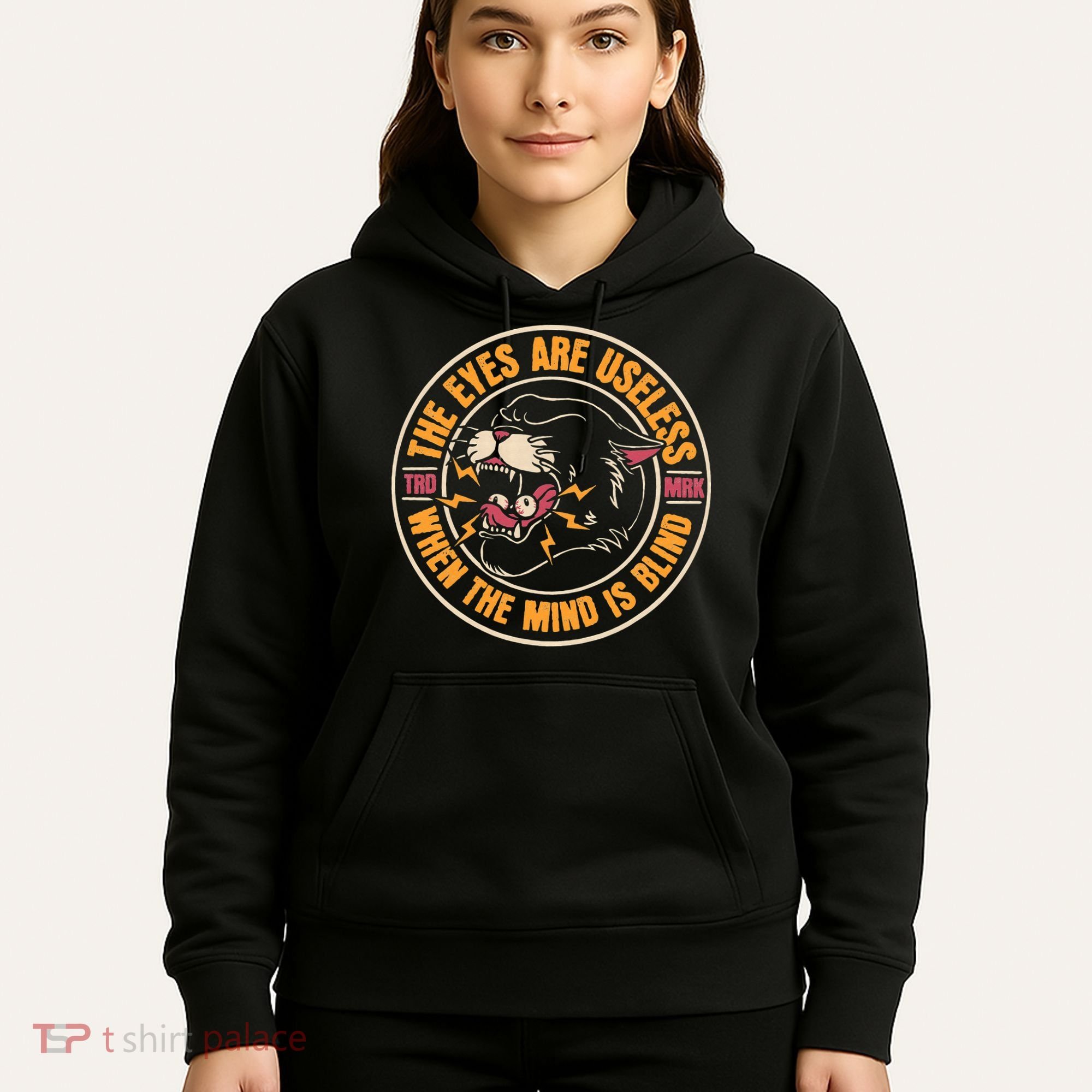 Panther American Traditional Tattoo Ink Old School Flash Hoodie