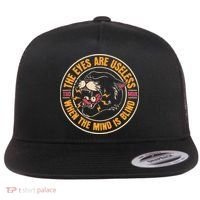 Panther American Traditional Tattoo Ink Old School Flash Flat Bill Trucker Hat thumb 0