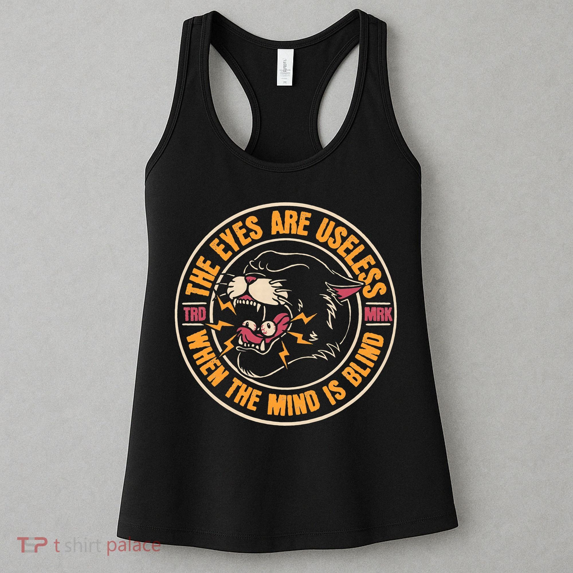 Panther American Traditional Tattoo Ink Old School Flash Women's Tank Top