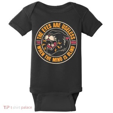 Panther American Traditional Tattoo Ink Old School Flash Baby Bodysuit